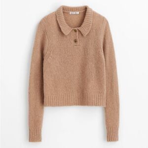 Alex Mill Frank Henley Sweater In Warm Khaki Size Women’s XS